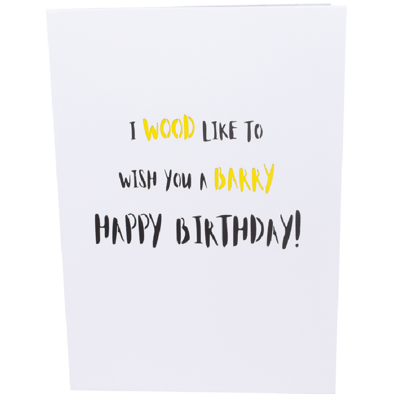 Big Barry Happy Birthday - 3D Inappropriate Greeting Card